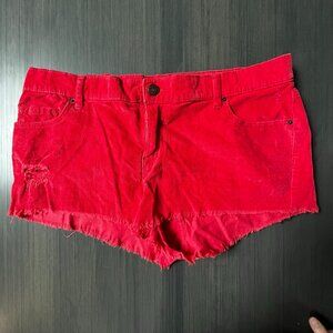 BDG Urban Outfitters Corduroy Denim Shorts 32 Pink